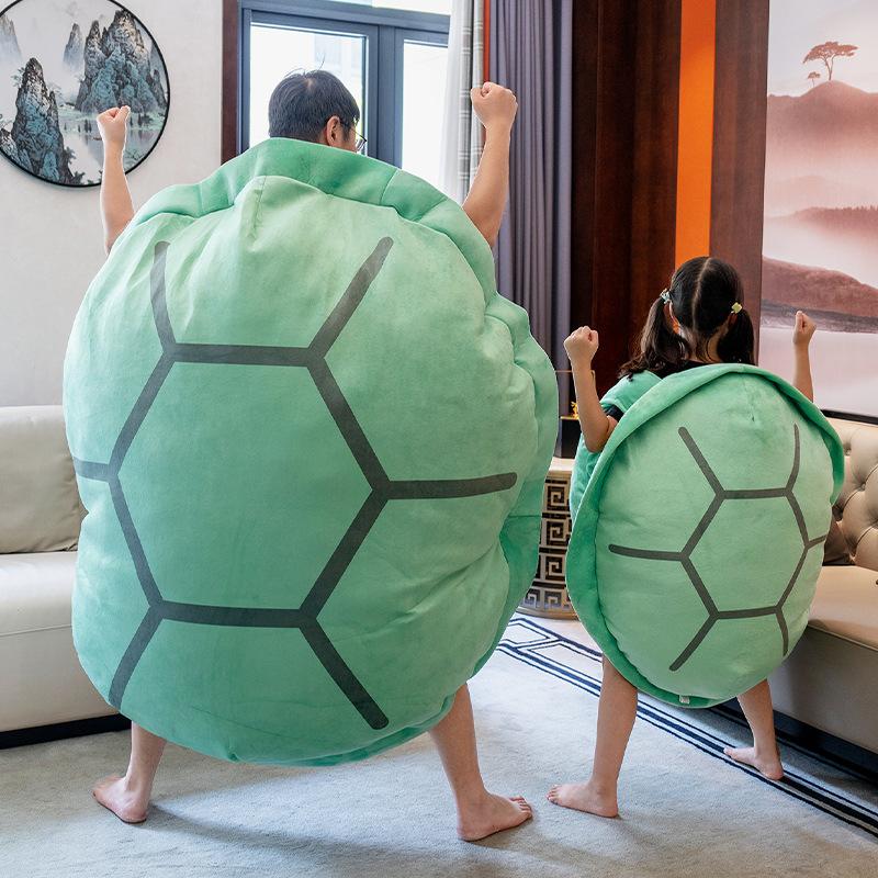 Wearable Turtle Shell Pillow - Green