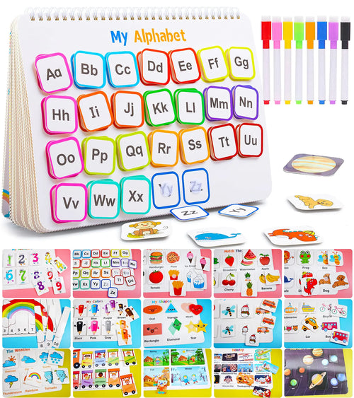 Montessori Preschool Learning Activities Newest 29 Themes Busy Book - Workbook Activity Binder / Toys for Toddlers Autism Learning Materials and Tracing Coloring Book