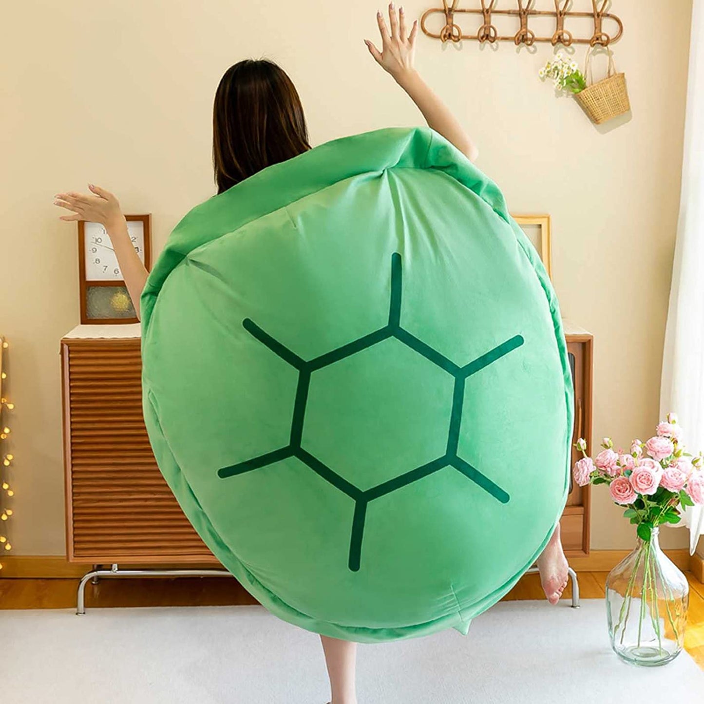 Wearable Turtle Shell Pillow - Green