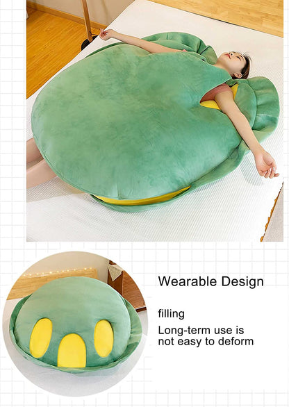 Wearable Turtle Shell Pillow - Green