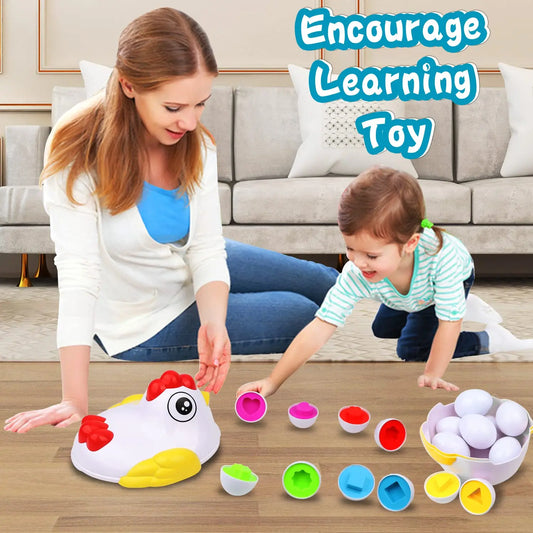 Matching Sensory Educational Eggs