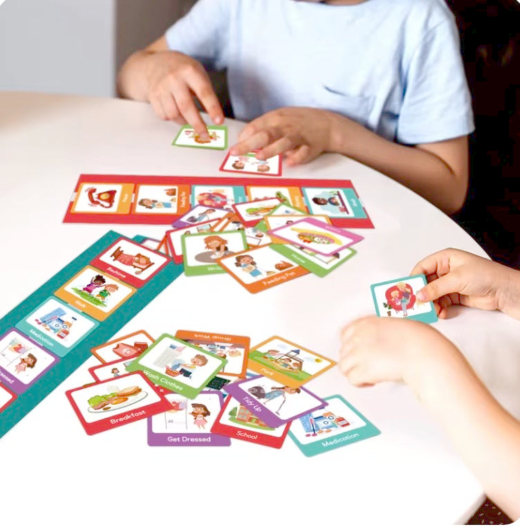 Visual Schedule Cards for Autism and Non Verbal Communication