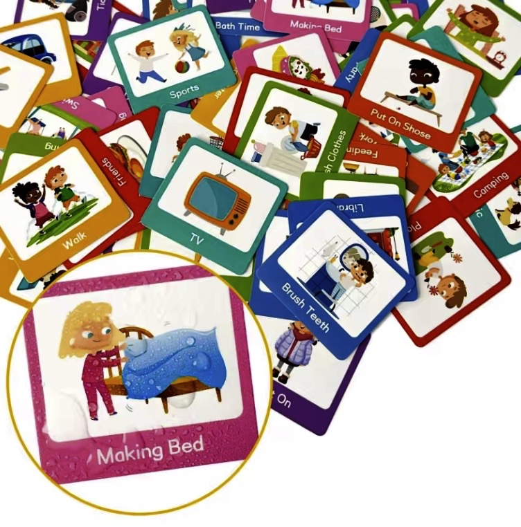 Visual Schedule Cards for Autism and Non Verbal Communication