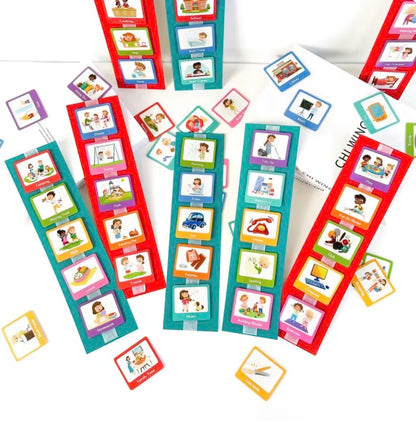 Visual Schedule Cards for Autism and Non Verbal Communication