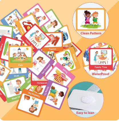 Visual Schedule Cards for Autism and Non Verbal Communication