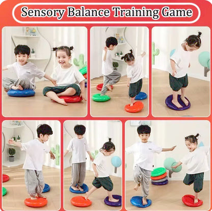 Inflatable Wobble Cushion Balance Sensory Seat for Autism and ADHD