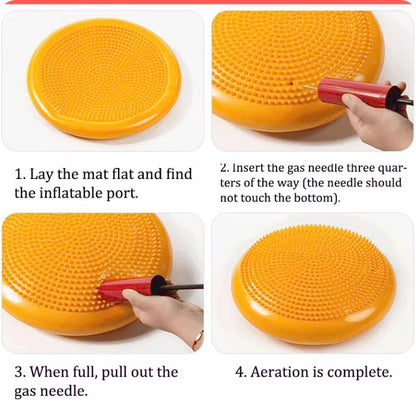 Inflatable Wobble Cushion Balance Sensory Seat for Autism and ADHD