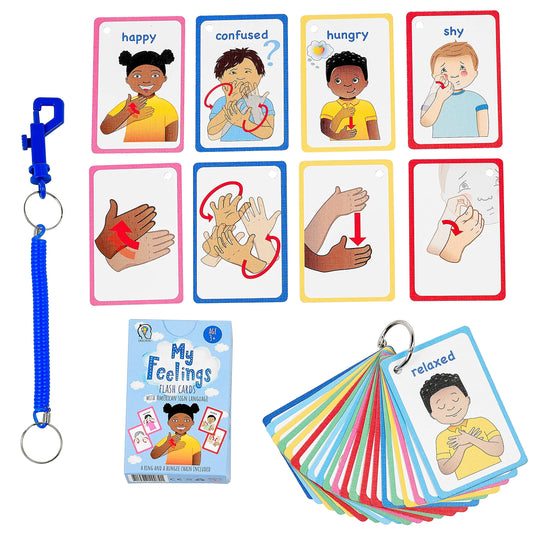 ASL Empathy Skills Flashcards for Special Needs