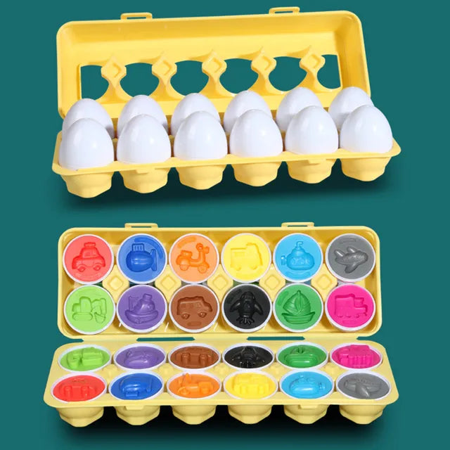 Matching Sensory Educational Eggs