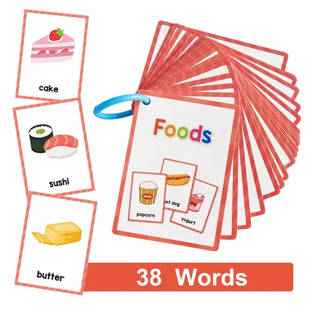 English Words Learning Flashcards - Visual Aid