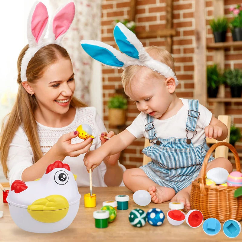 Matching Sensory Educational Eggs