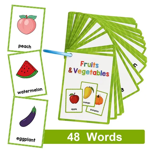 English Words Learning Flashcards - Visual Aid