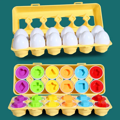 Matching Sensory Educational Eggs