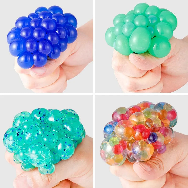 Grape Squeeze Anti-Stress Squishy Ball