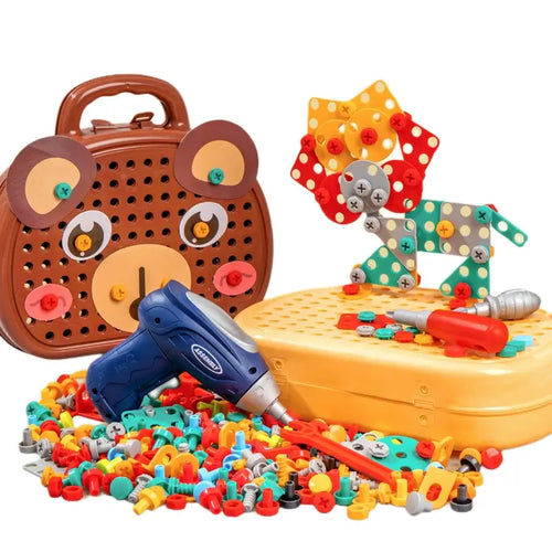 Children's Electric Drill Toolbox Driller Game