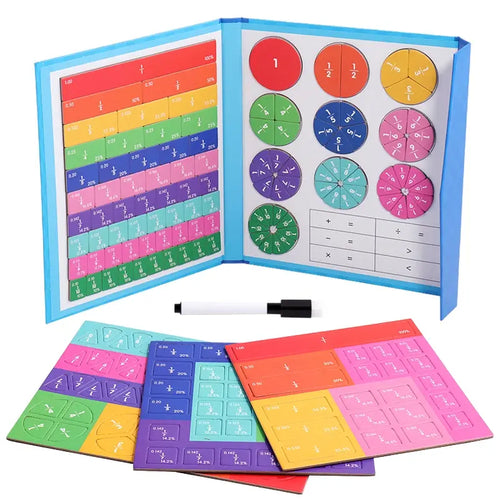 Magnetic Fraction Learning Math Toys for Autism and Visual Learners