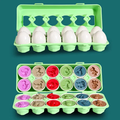 Matching Sensory Educational Eggs