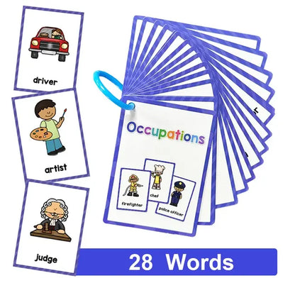 English Words Learning Flashcards - Visual Aid