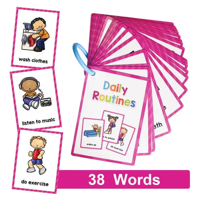 English Words Learning Flashcards - Visual Aid