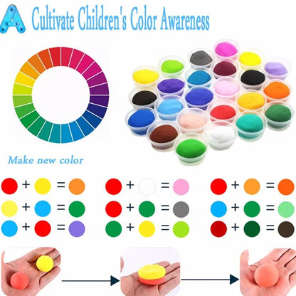 High Quality Colors Light Playdough Slimes Kids