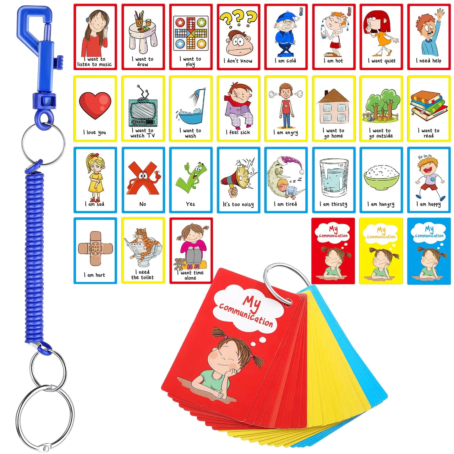 27 Autism Speech & Emotion Flash Cards