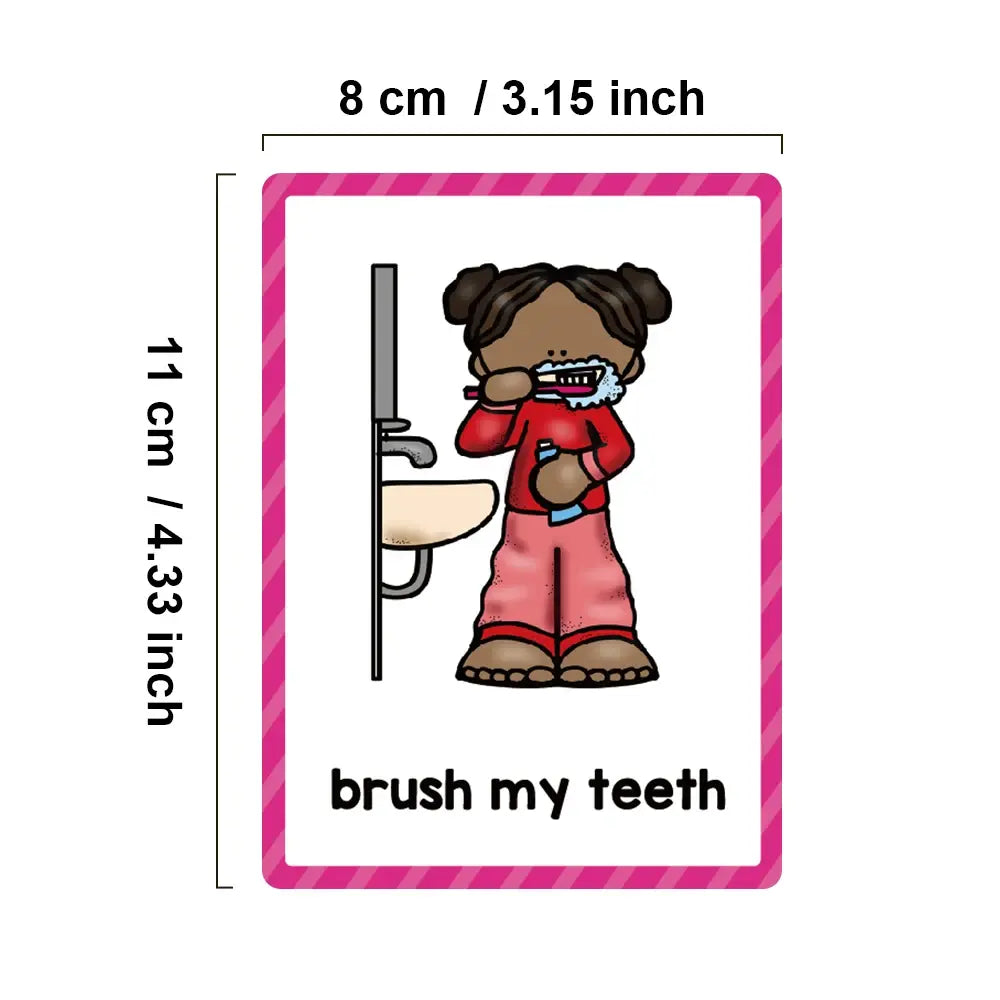 English Words Learning Flashcards - Visual Aid