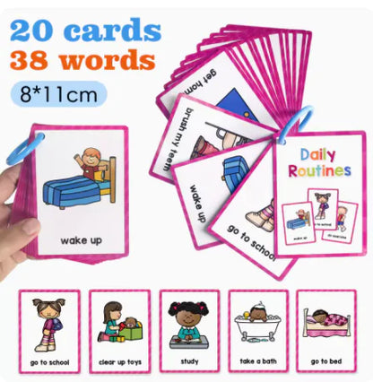 English Words Learning Flashcards - Visual Aid